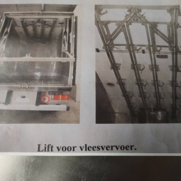 Lift system for meat transport